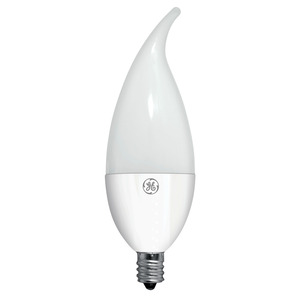 LED4DCAC-C3/850 120 Dimmable Decorative LED Lamp, 4 W, E12 Lamp, CA11 Bent Tip Candle Shape, 300 Lumens