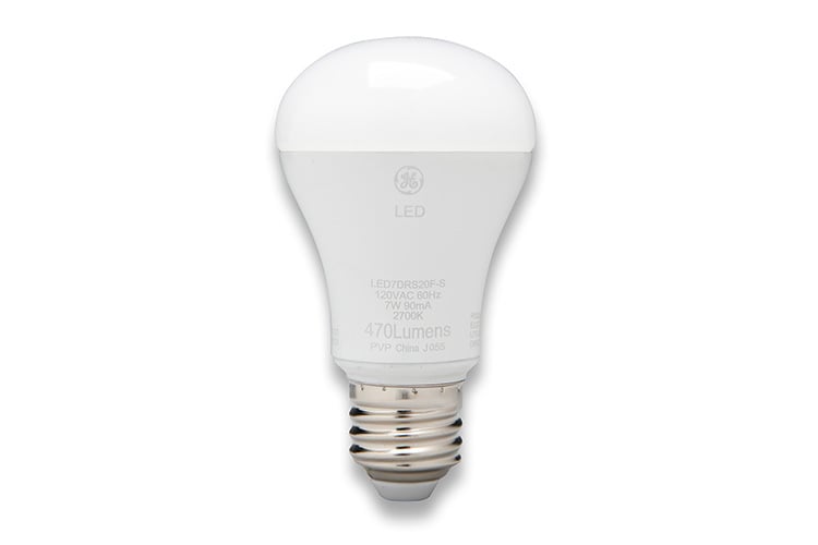 LED7DR20/830 Dimmable LED Reflector Lamp, 7 W, E26 Lamp, R20 Shape, 470 Lumens