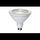 GE LED Lamps, 18 WTT, 1350 LM, 3000 K, 92 CRI, Dimmable, PAR38, Medium Screw Base, 5.31 IN Length, 25000 HR Average Life