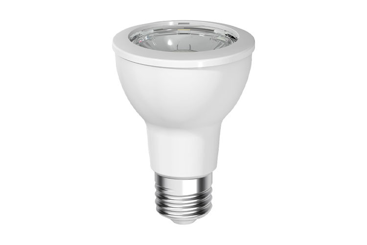 LED7DP203W827/20 Compact Dimmable Directional LED Lamp, 7 W, 50 W Incandescent Equivalent, E26 Lamp, PAR20 Shape, 500 Lumens