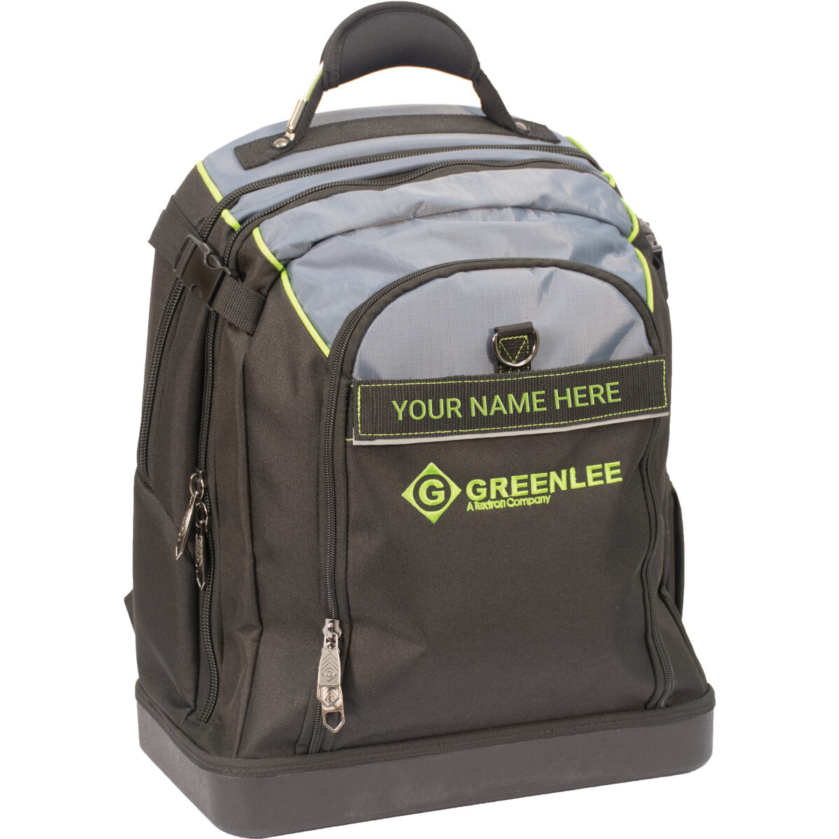 0158-27 Professional Tool and Tech Backpack, Nylon/Poly, Black