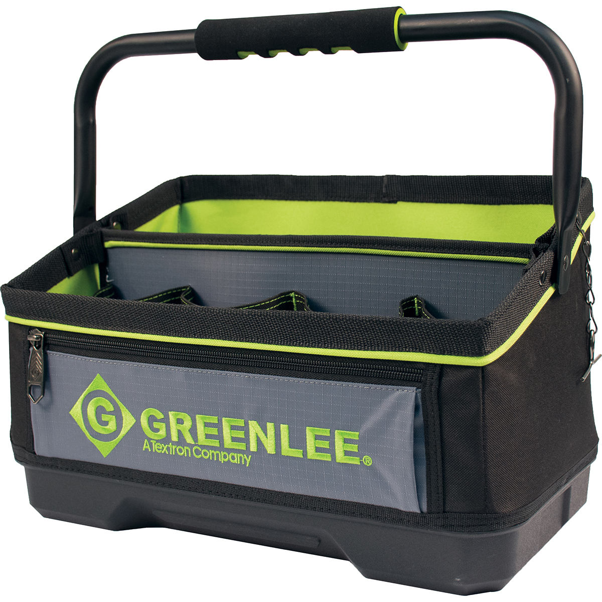 0158-25 Heavy Duty Open Top Tool Carrier Tool Tote, Nylon/Poly
