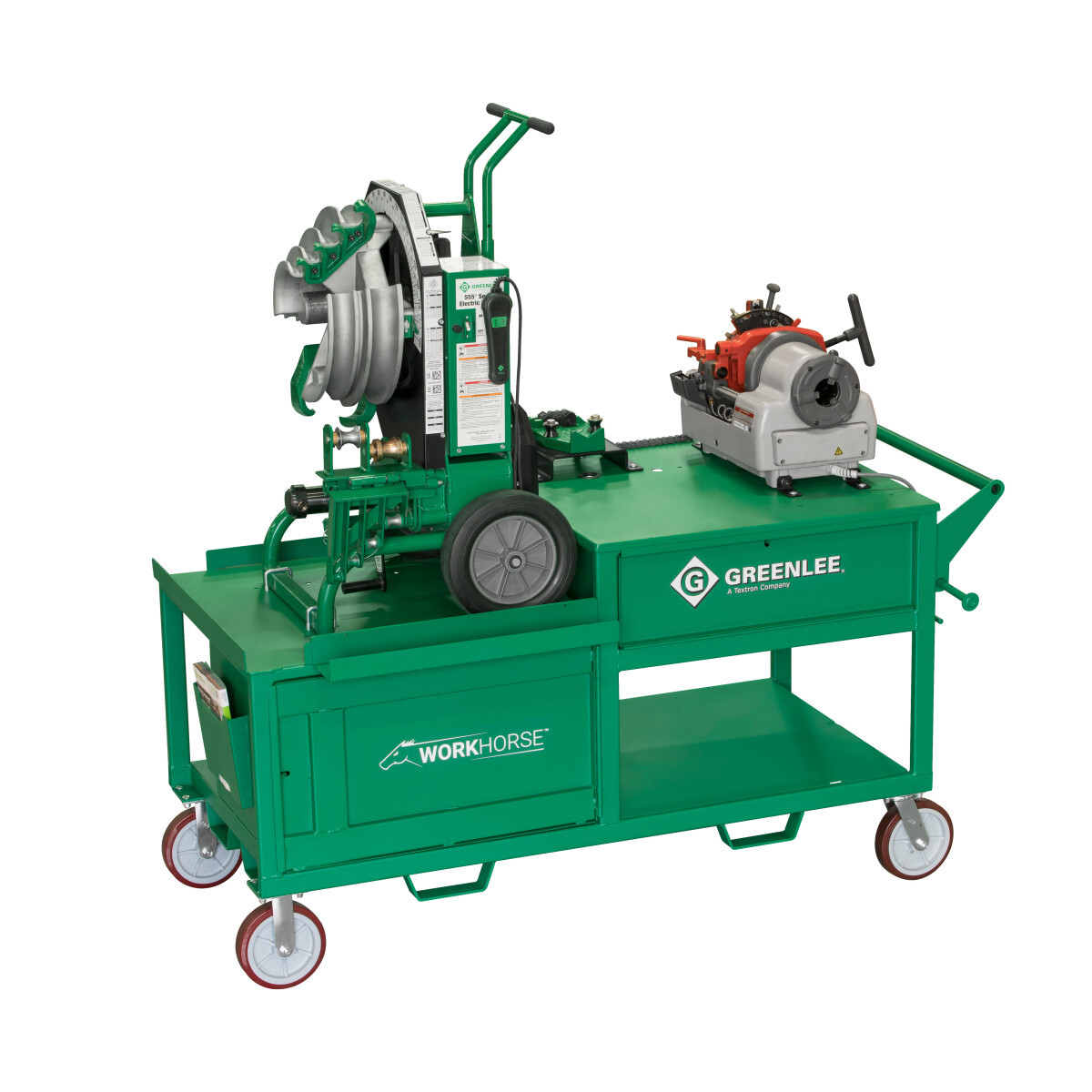 WK100 Workhorse Bending Threading Work Station, 74 in L x 32 in W x 38 in H, 2000 lb Load