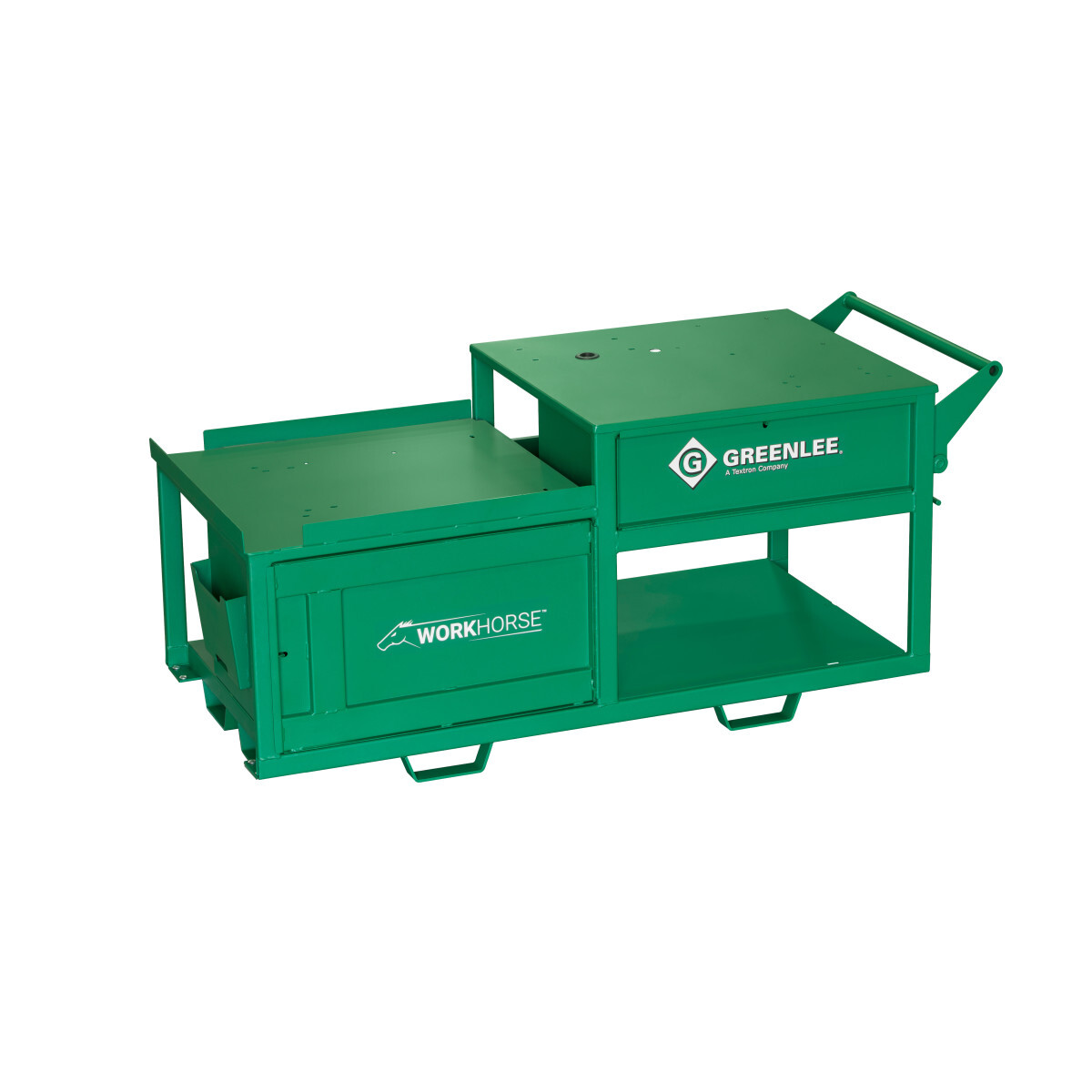 WK100-B Workhorse Bending Threading Cart, 74 in L x 32 in W x 28-1/2 in H, 2000 lb Load