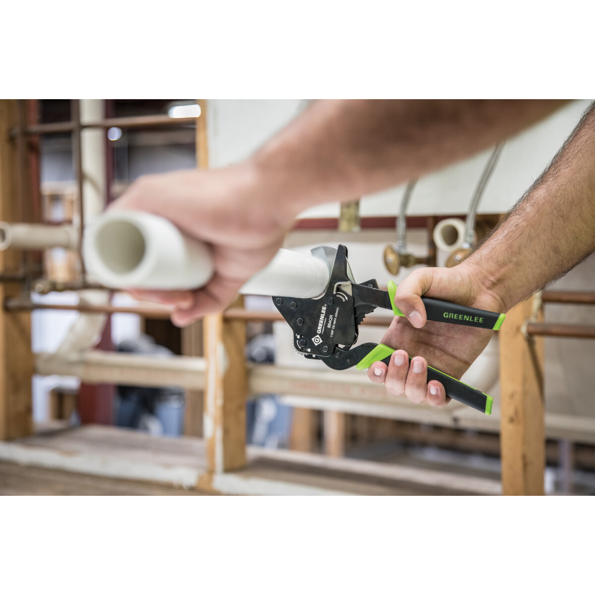 864QR Quick Release Ratcheting PVC Cutter