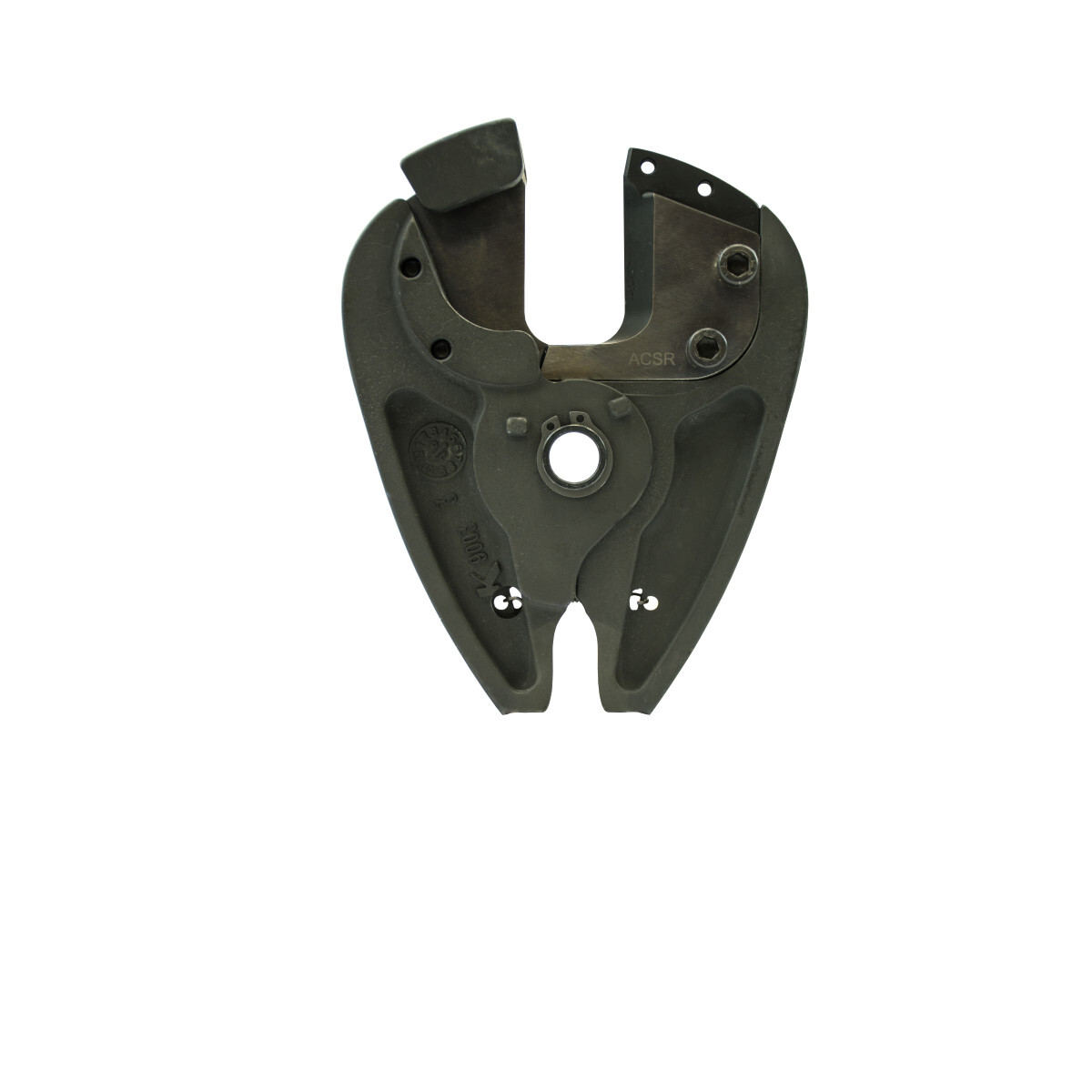 CJ-ACSR1 Gator Interchangeable Open Mouth Cutter Jaw, 477 kcmil Pelican ACSR, 5/16 in Guy Strand (EHS), 3/8 in Guy Strand (HS) Capacity, 5.72 in L
