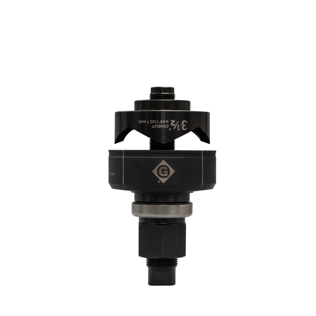 K3BB-3-1/2 Manual Round Knockout Set, For Use With Manual Ball Bearing Tool, 3-1/2 in Conduit/Pipe