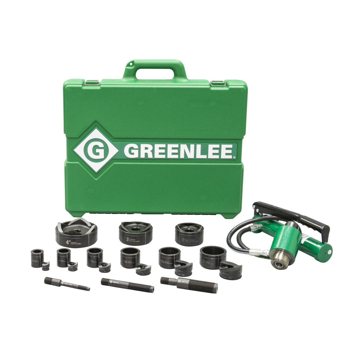 7309SB Hydraulic Knockout Kit With Hand Pump, For Use With Manual-Hydraulic Drivers