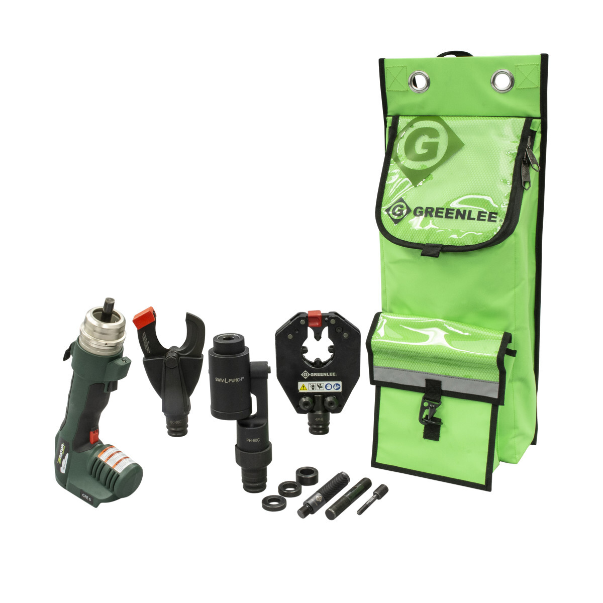 EC-QKSB Gator GRE-6 3-in-1 Die Style Multi-Tool Kit, Tools: Quad Point Crimper, Copper/Aluminum Cutter and Bare Tool
