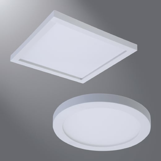 SMD4S6930WH Halo Square Downlight, (1) Lamp, 9.9 W Fixture, 120 V