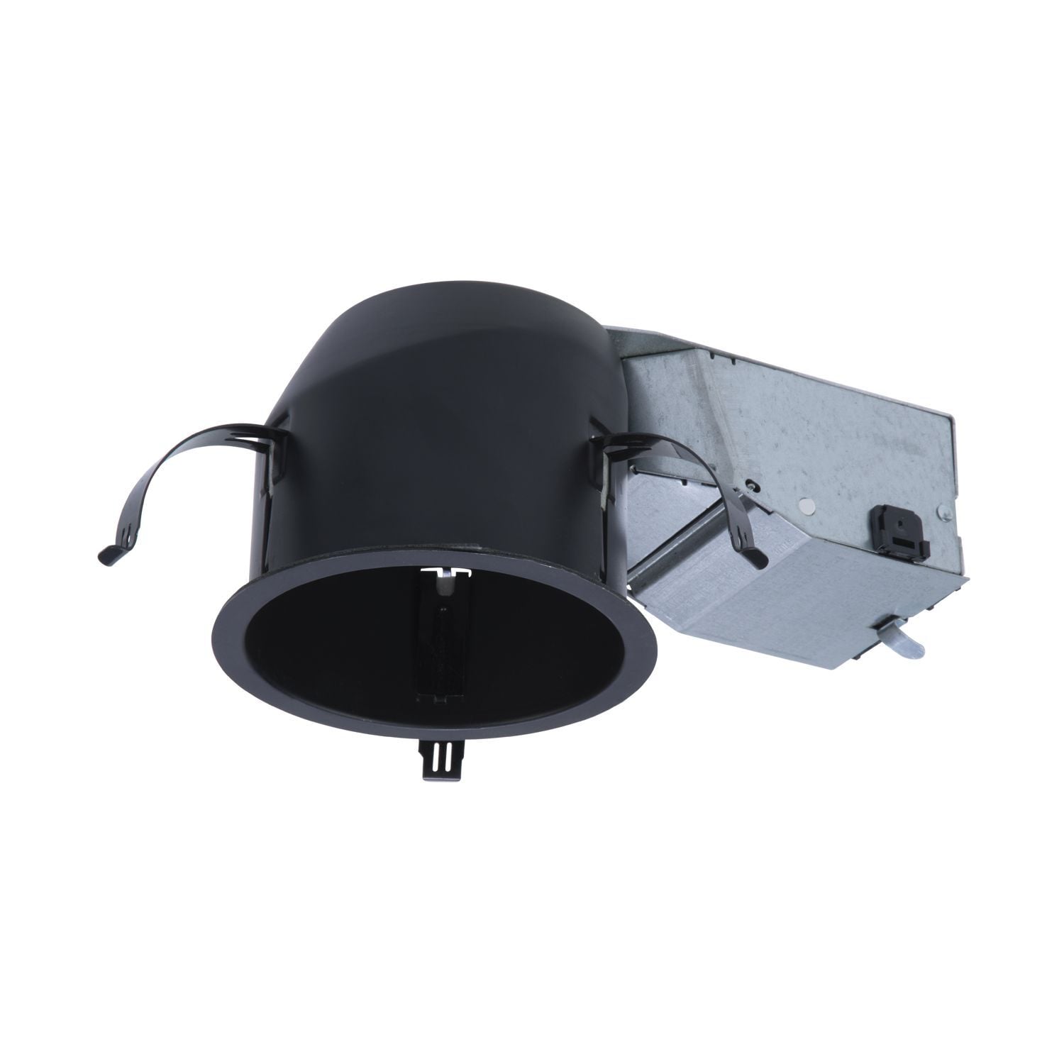 E44MR16RICAT Halo 4 in Aperture Low Voltage Remodeler Ultra Shallow Recessed Housing, Halogen Lamp, IC Insulated Insulation, 120 V AC, Aluminum Housing