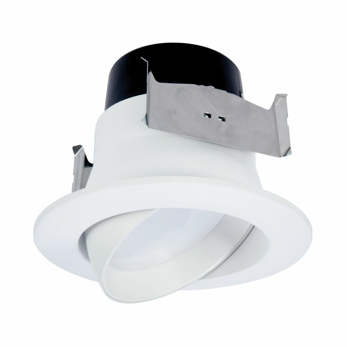 LA4069301EWH Halo 4 in Aperture All Purpose Adjustable Integrated Retrofit Downlight, 120 V AC, Aluminum/Steel Housing