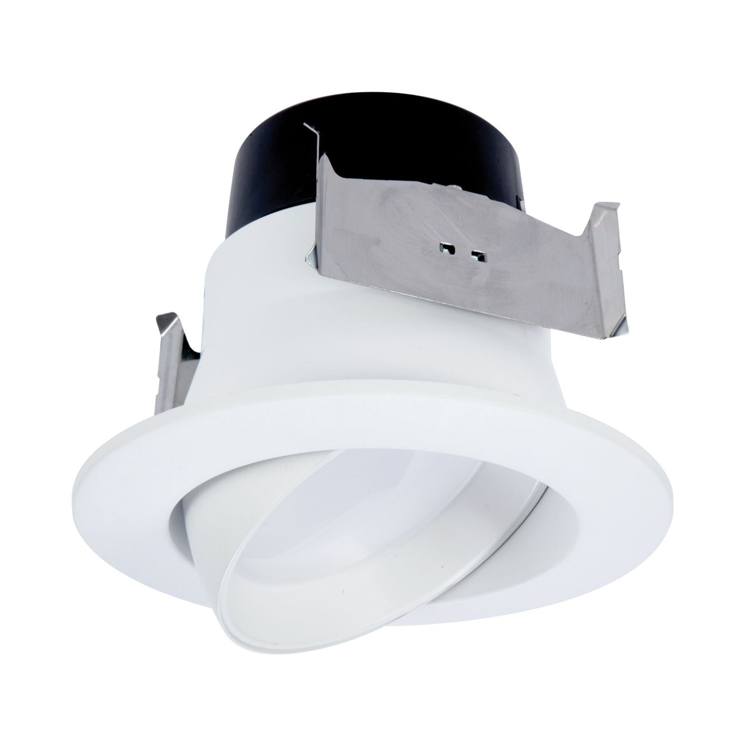 LA4069401EWH Halo 4 in Aperture All Purpose Adjustable Integrated Retrofit Downlight, 120 V AC, Aluminum/Steel Housing