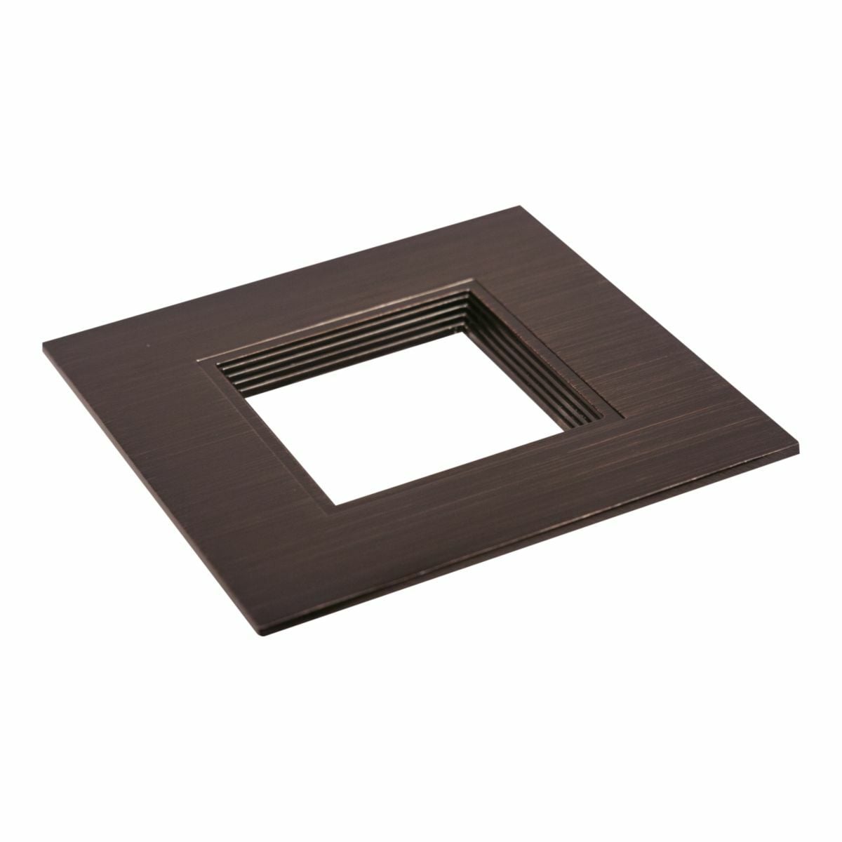 RSQ4TRMTBZB Halo Square Recessed Lighting Trim, LED Lamp, For Use With RSQ4 4 in Square All Purpose LED Retrofit Module, Die Cast Aluminum