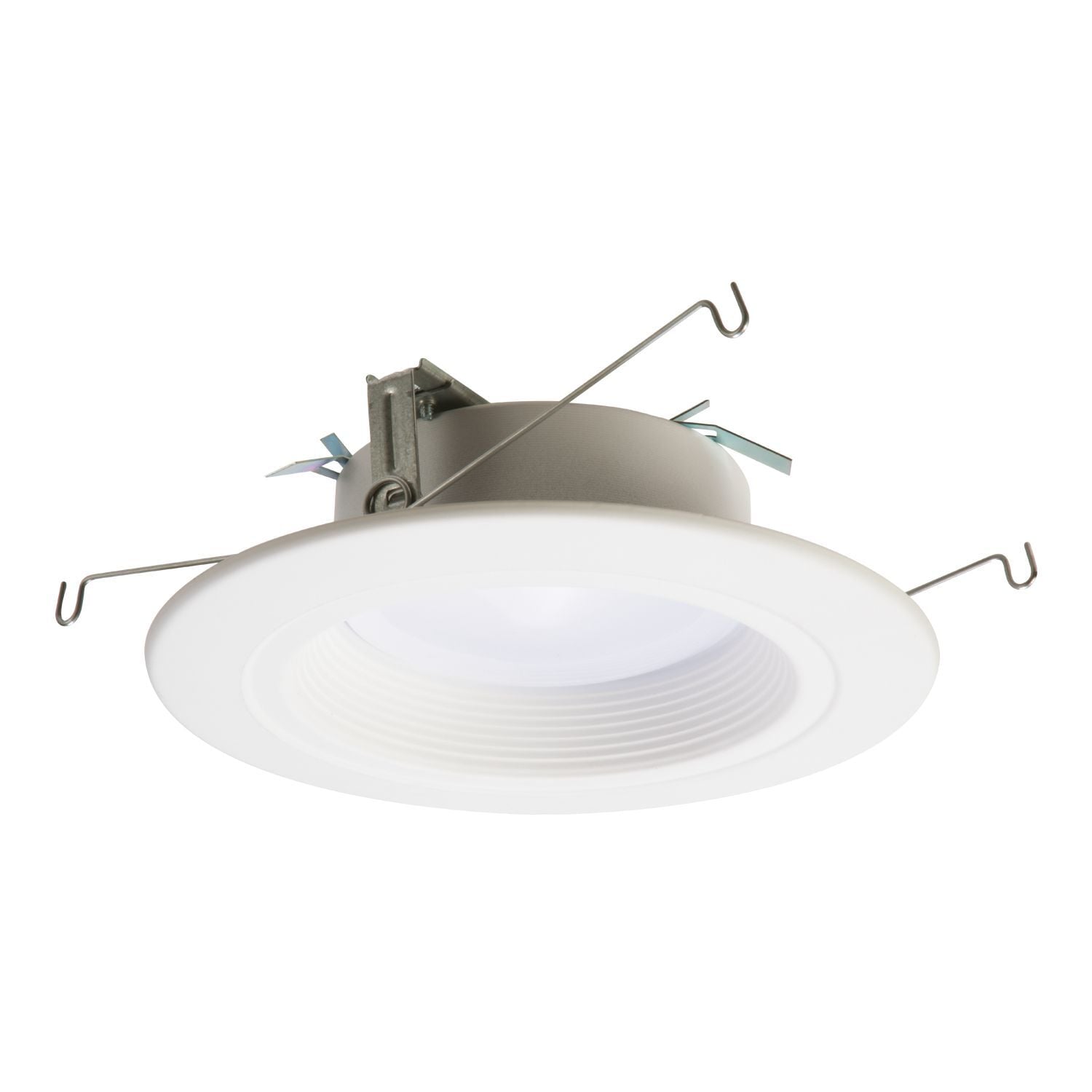 RL56TRMWHB Halo Baffle Designer Prime Trim Ring, 7.35 in OD, LED Lamp, For Use With RL560WH9 5/6 in Recessed Retrofit Module, Polycarbonate