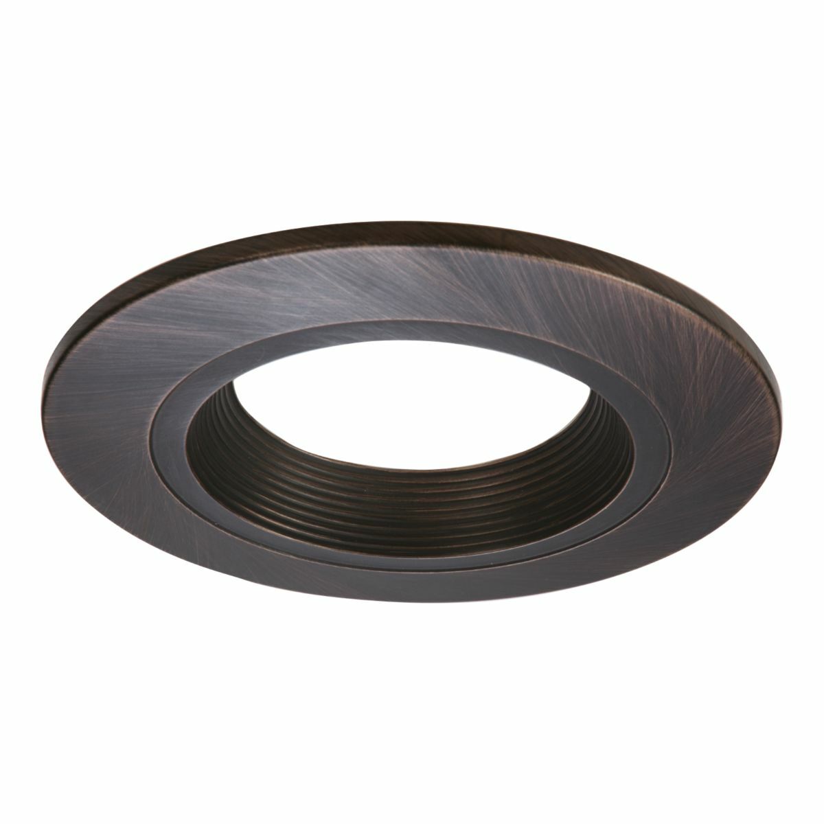 RL4TRMTBZB Halo RL4 Baffle Designer Trim Ring, 4 in Dia Inside x 5.3 in Dia Outside, LED Lamp, For Use With RL460WH 4 in Recessed Retrofit Module, Polycarbonate