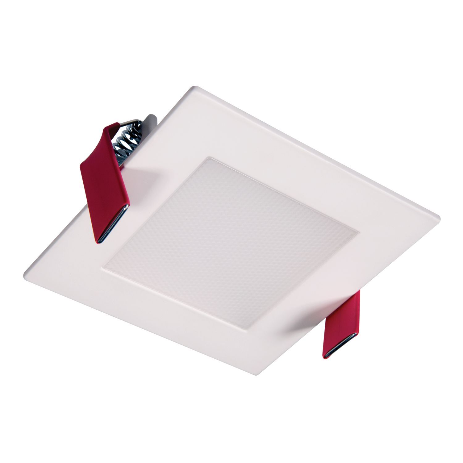 HLB3S059351EMWR Halo MicroEdge Square Downlight With 4 SeleCCTable CCT, LED Lamp, 9 W Fixture, 3.59 in Ceiling Opening, 120 V, Die Cast Aluminum Housing