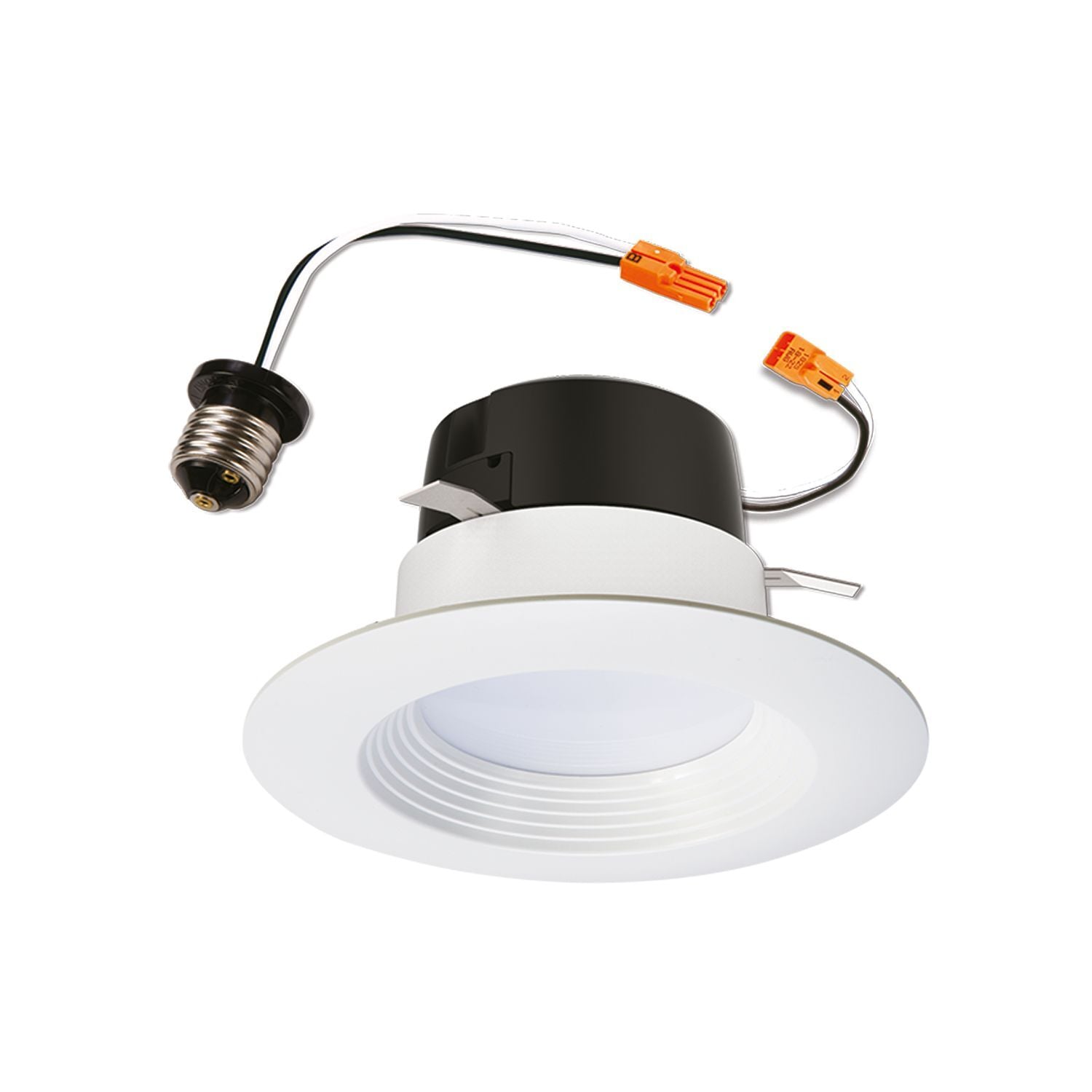 LT460WH6930R Halo LT4 All-Purpose Dimmable Trim Module, 4 in Dia Inside x 5.31 in Dia Outside, LED Lamp, For Use With LT4 Series 4 in Recessed Housing