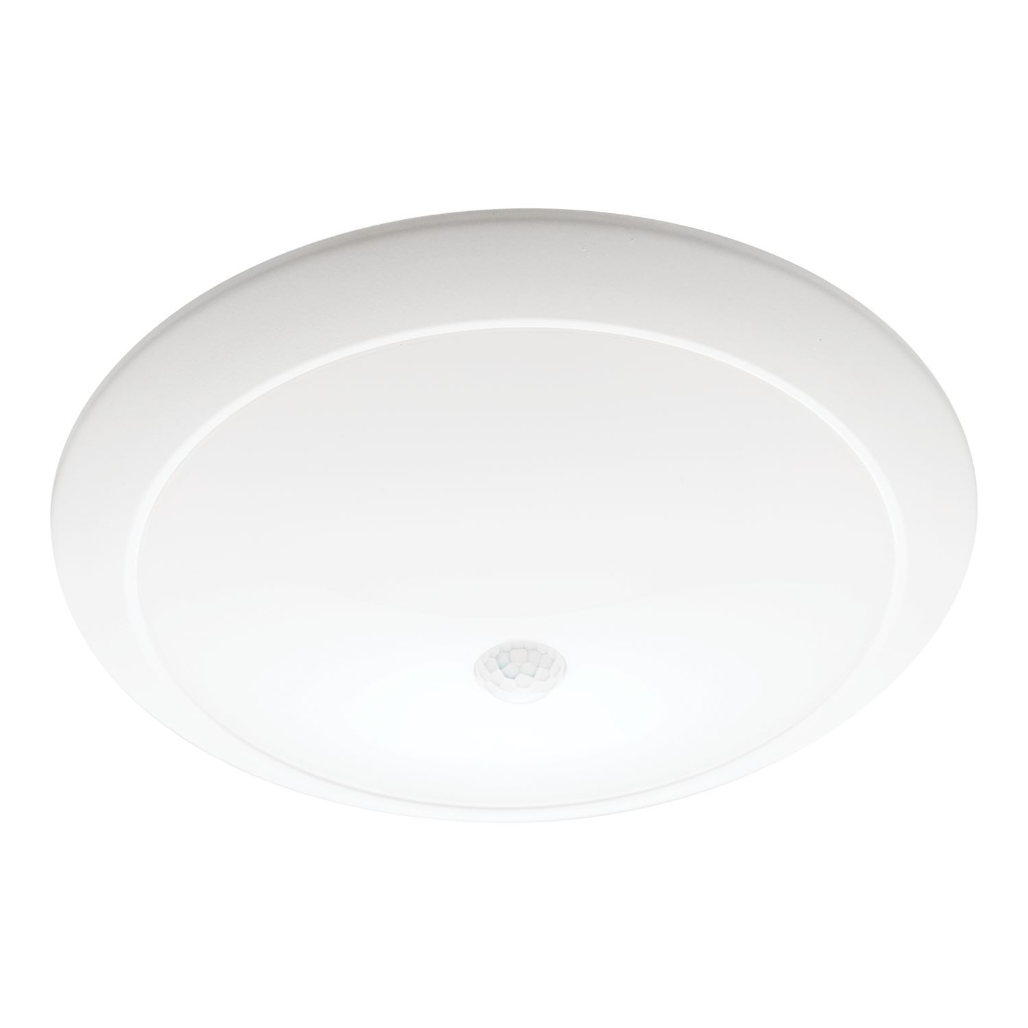 HLCMS9129401EWH Halo HLC9 Luminaire With Motion Sensor, 17.6 W Fixture, 120 V, Matte White Housing