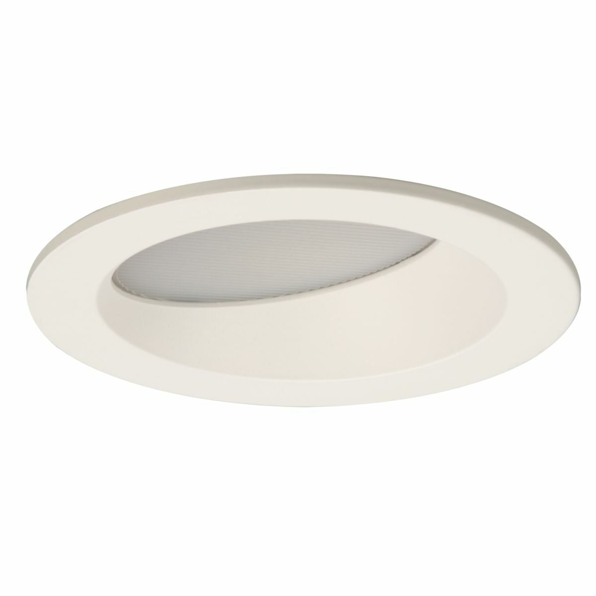 TL3LWW6GMW Halo Self-Flanged Linear Spread Lens Wall Wash Conical Angle Cut Trim, 3 in ID x 4.36 in OD, LED Lamp, For Use With HL36SA 3 in Shallow Round New Construction Directional Housing, Polymer