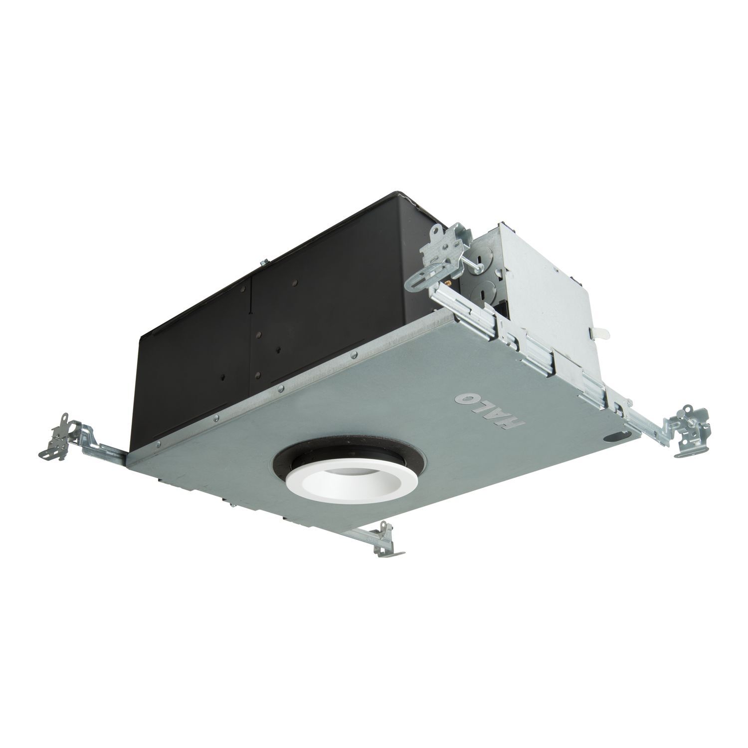 TL3RBBWF Halo Open Self-Flanged Conical Baffle Trim, 3-1/4 in ID x 4.36 in OD, LED Lamp, For Use With HL36SA 3 in Shallow Round New Construction Directional Housing, Polymer