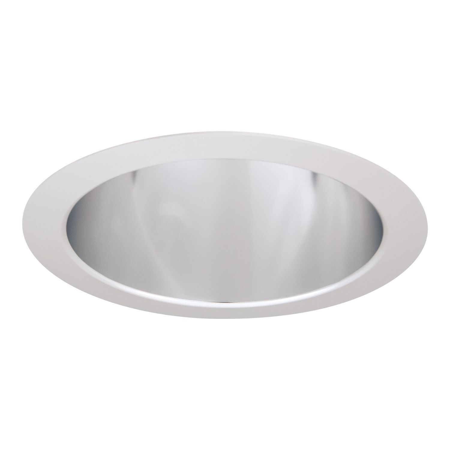 61WDC Halo Commericial Conical Circle Reflector Trim, 6 in ID, LED Lamp, For Use With HC6 Series 6 in LED Recessed Downlight, Lens Wall Wash, Aluminum