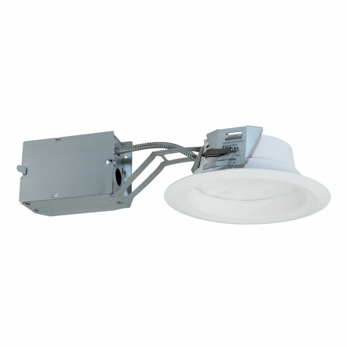 PR6RFS24D010 Halo Commericial SeleCCTable Retrofit Downlight Mounting Frame, LED Lamp, Non-IC Insulation, 120 to 277 V AC, 5-3/4 to 7-1/2 in Ceiling Opening, Steel Housing