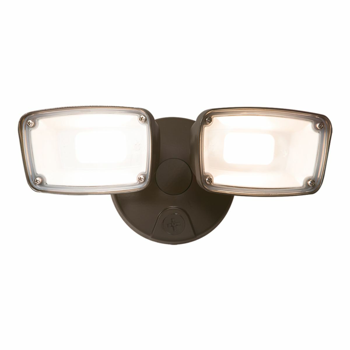 FTS20CB Halo Dimmable Smart Twin Head Floodlight, (2) LED Lamp, 20 W Fixture, 120 to 277 V AC, Bronze Powder Coated Housing