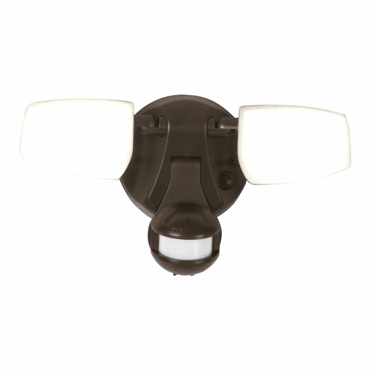 MST18VCB Halo Square Twin Head Floodlight With SeleCCTable CCT and Motion Sensor, LED Lamp, 14.2 W Fixture, 120 V AC, Polycarbonate Housing