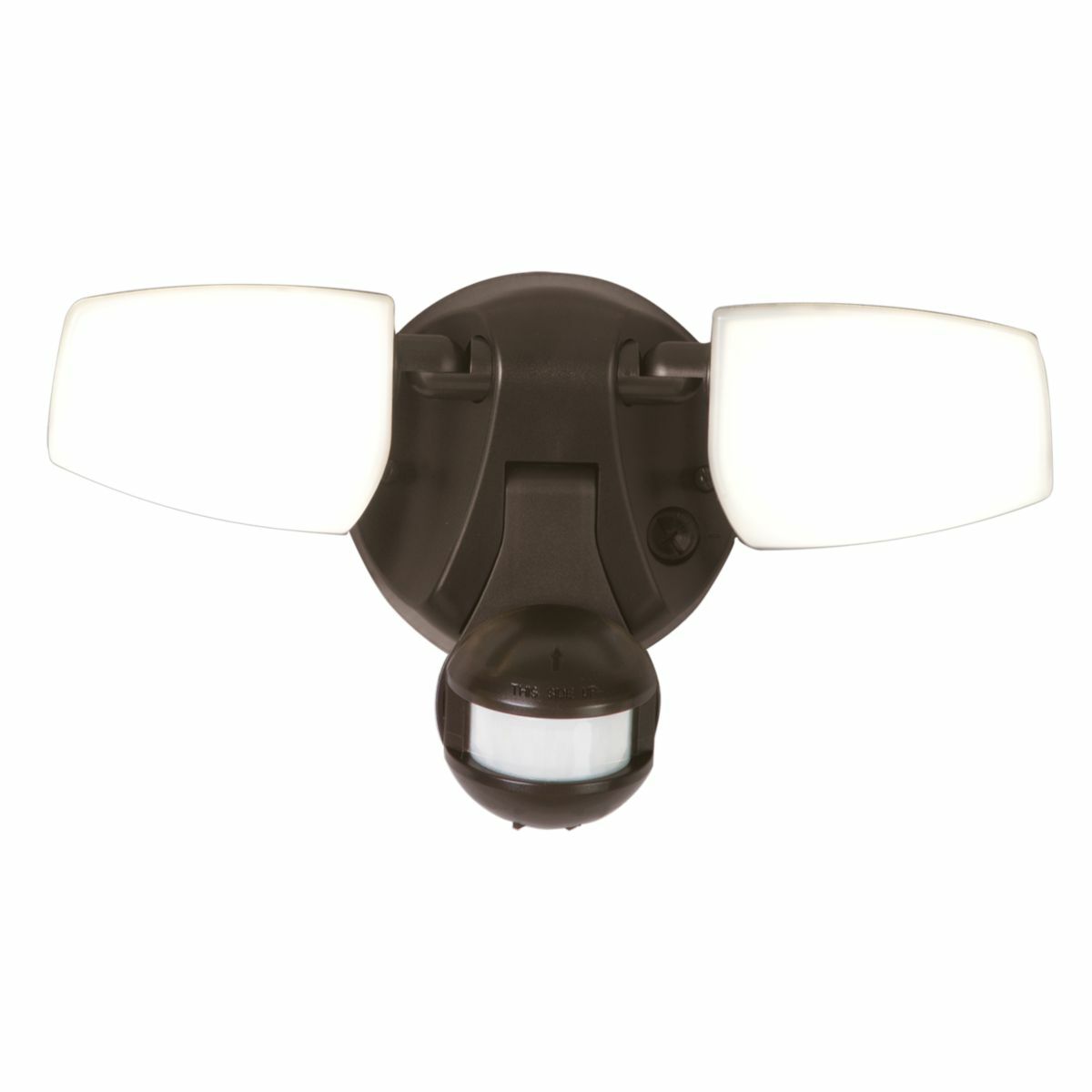MST28VCB Security Flood Light with 180 Degree Motion Sensor, Twin Head, Bronze