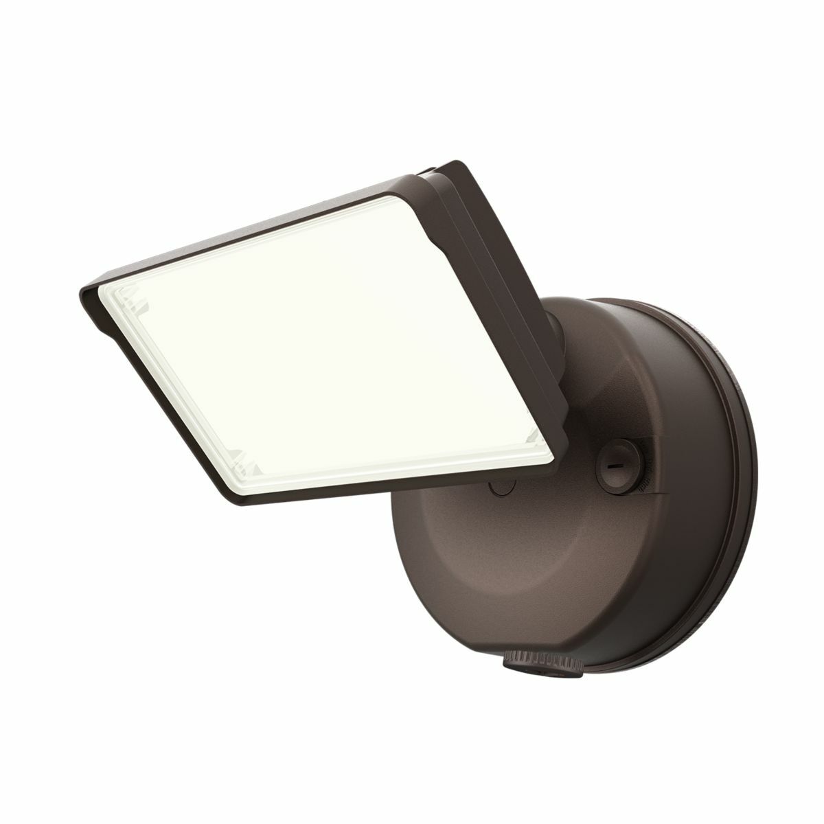 TGS3S401DSRB Halo SeleCTable TGS Series Dimmable Dusk-to-Dawn Sensor Single Head Square Floodlight, LED Lamp, 120 V AC, Textured Bronze Housing