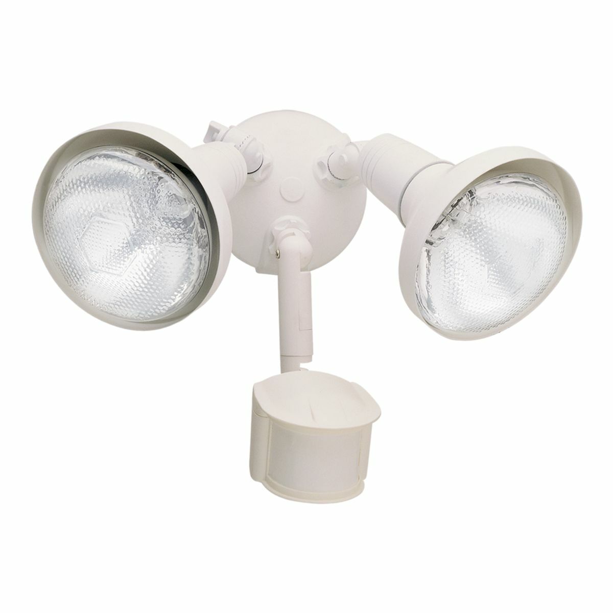 MS185RW Halo MS185R Motion Activated Twin Head Motion Sensor Security Floodlight, 120 V AC, Die Cast Metal Housing