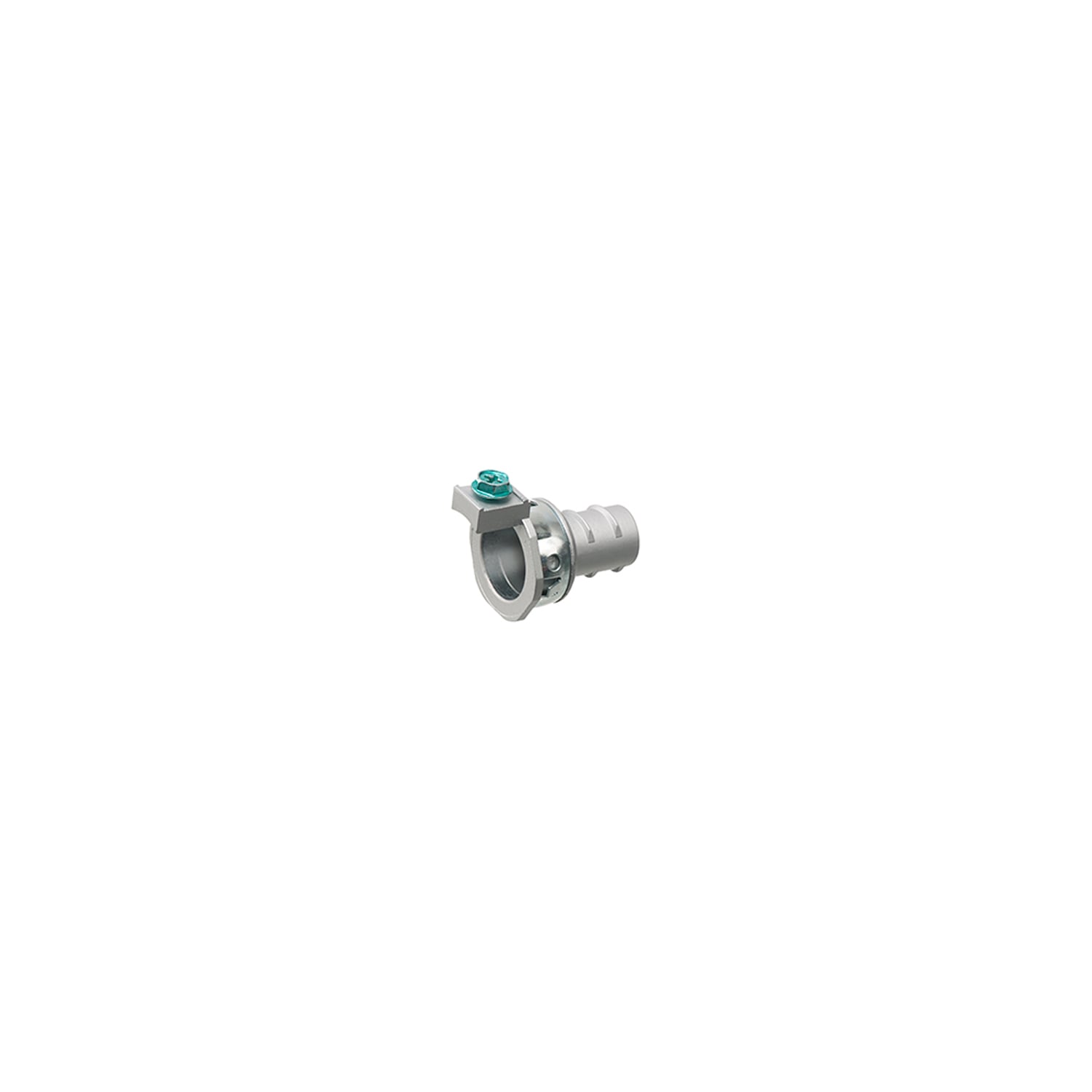 GF5075RASTG Snap-Tite 1-Piece Cable Connector With Grounding Lug and Insulated Throat, 1/2 in Trade, Zinc