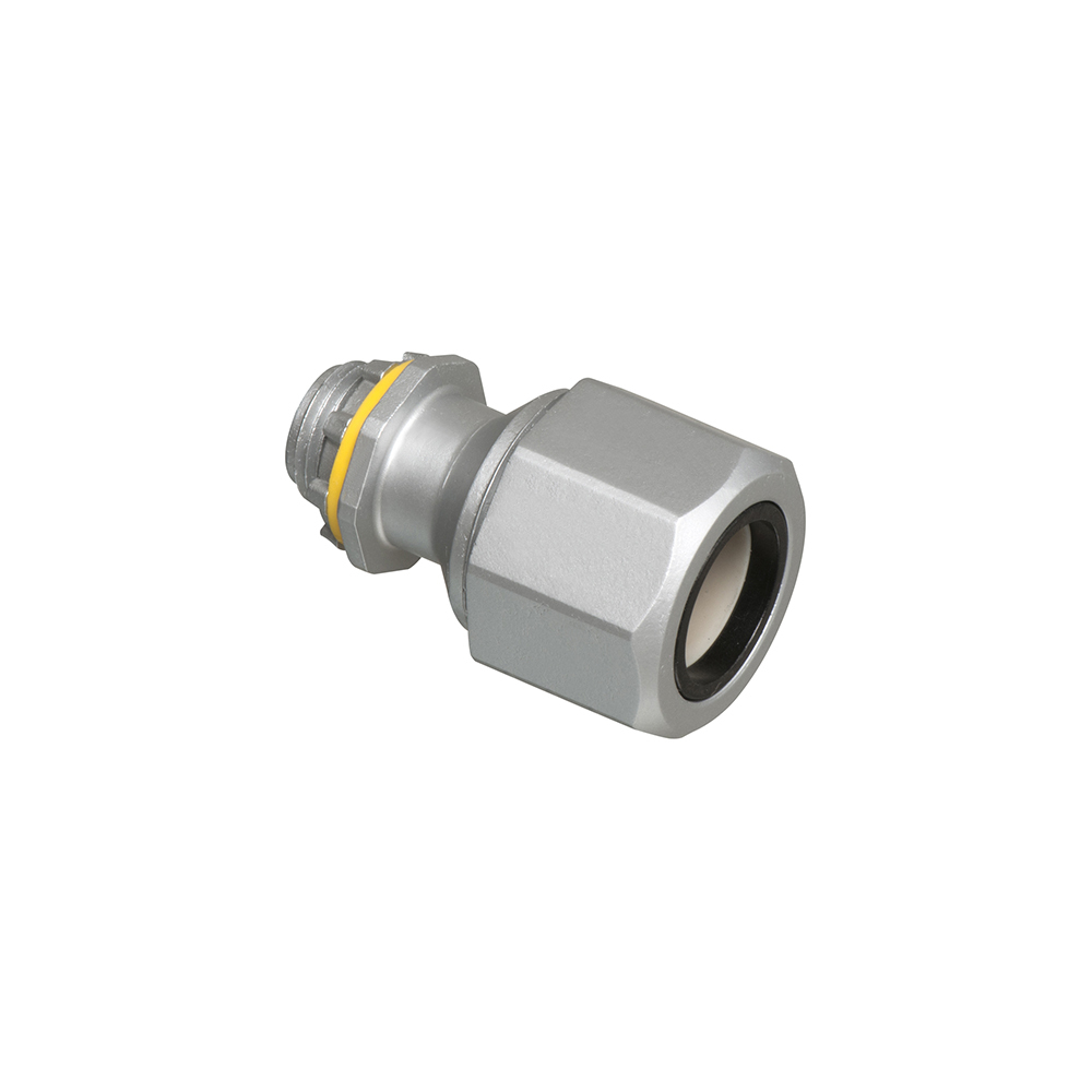 LTMC507 Concrete/Liquidtight Cable Connector, 1/2 in Trade, 0.55 to 0.765 in Cable Openings, Zinc, Textured