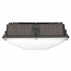 SGC Sling Canopy, Lamp Type: LED, Light Output: 7110 lm, Wattage: 55 W, Voltage Rating: 120-277 VAC, Color Temperature: 4000 K, 70 CRI, Light Distribution: Type V Distribution, Color: Dark bronze textured.