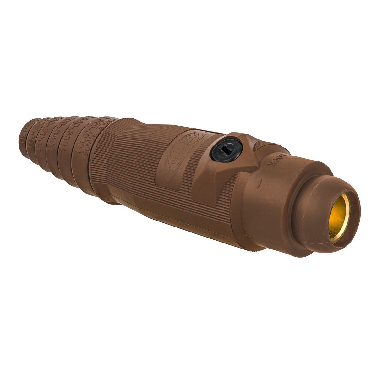 HBL18400FBN 18 Series Female Standard In-Line Plug With SC/PPC Cord, 600 VAC/250 VDC, 400 A, 4 to 4/0 AWG Cu Wire, Screw Terminal Connection