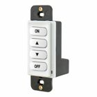 Lighting Control Panels, Load Logic RoomController Switch, Off-Up-Down-On, White