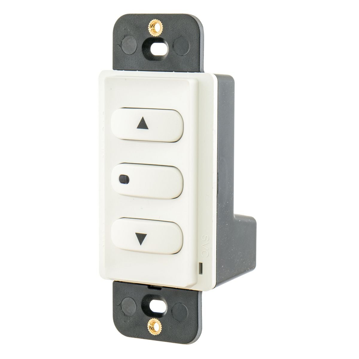 DSM010W 1-Gang Insulated Standard Dimming Switch, 30 VDC, 100 mA, Momentary Operation, White