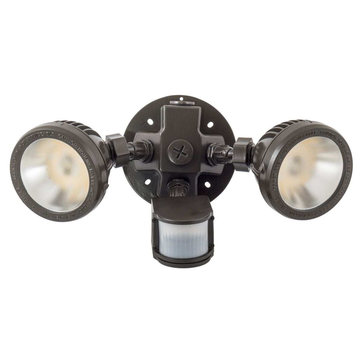 S2FLSBZ Rectangular Floodlight Kit With Occupancy Sensor, (2) LED Lamp, 13.3 W Fixture, 120 VAC, Die Cast Aluminum Housing