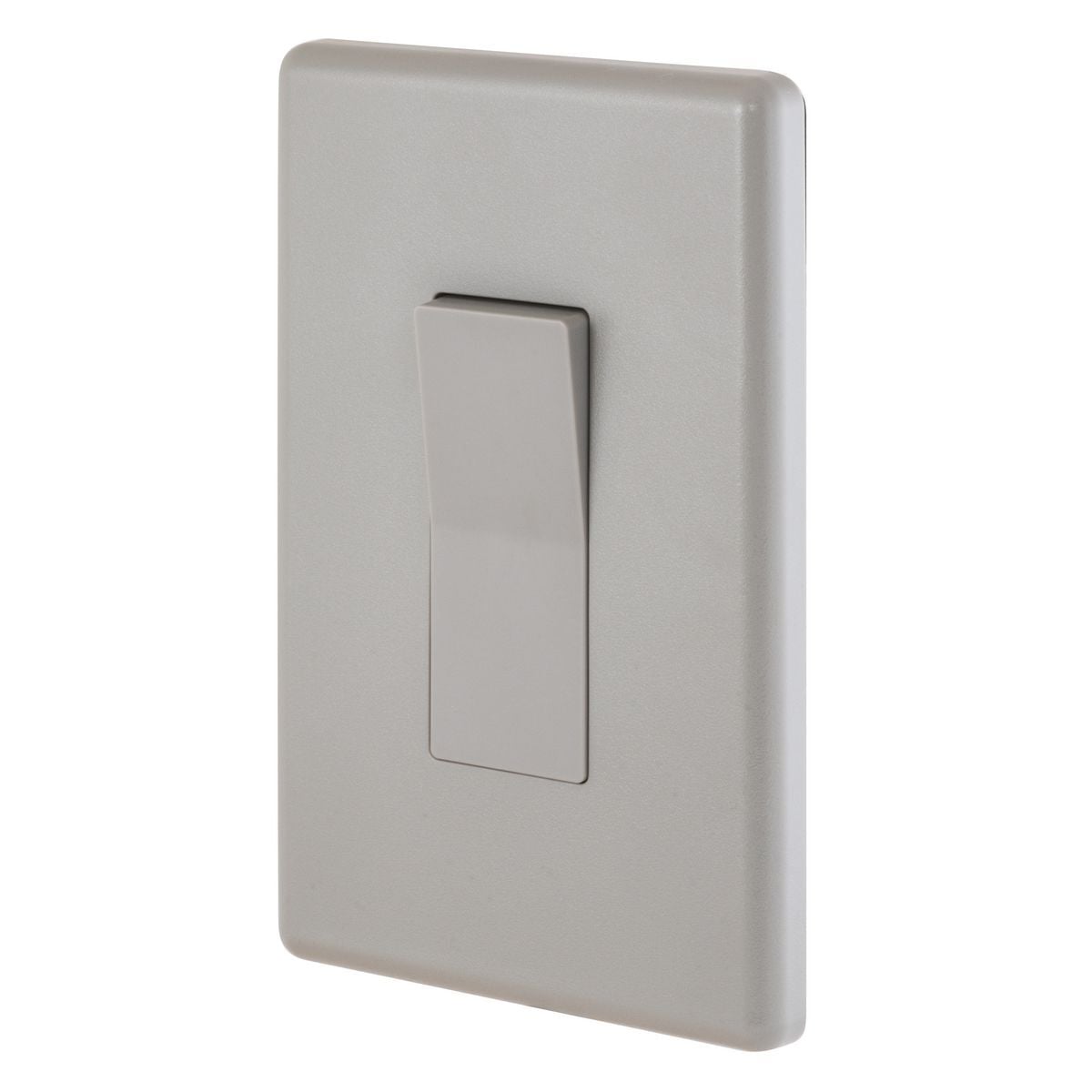 RSD120WPGY Decorator Self-Grounding Residential Grade Weather-Resistant Rocker Switch, 120/277 V AC, 20 A, 1 Poles