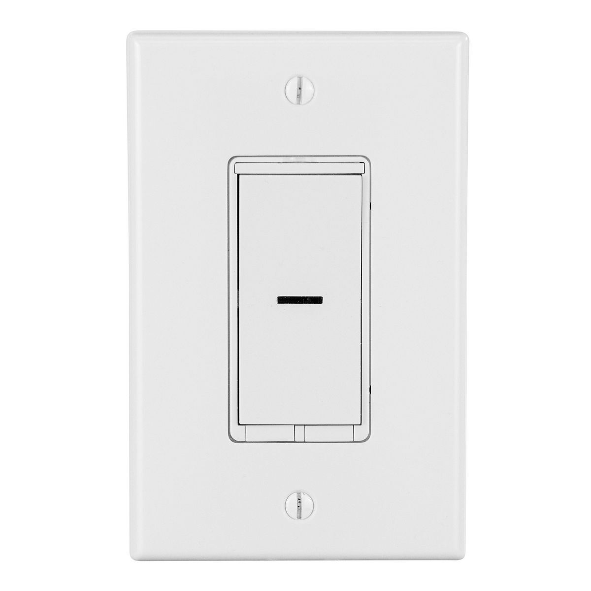 IDEV0008HW Wi-Fi Smart Wall Switch, 120/277 VAC, 6.5/15 A, 1 Pole, 3/4-Way Operation, White