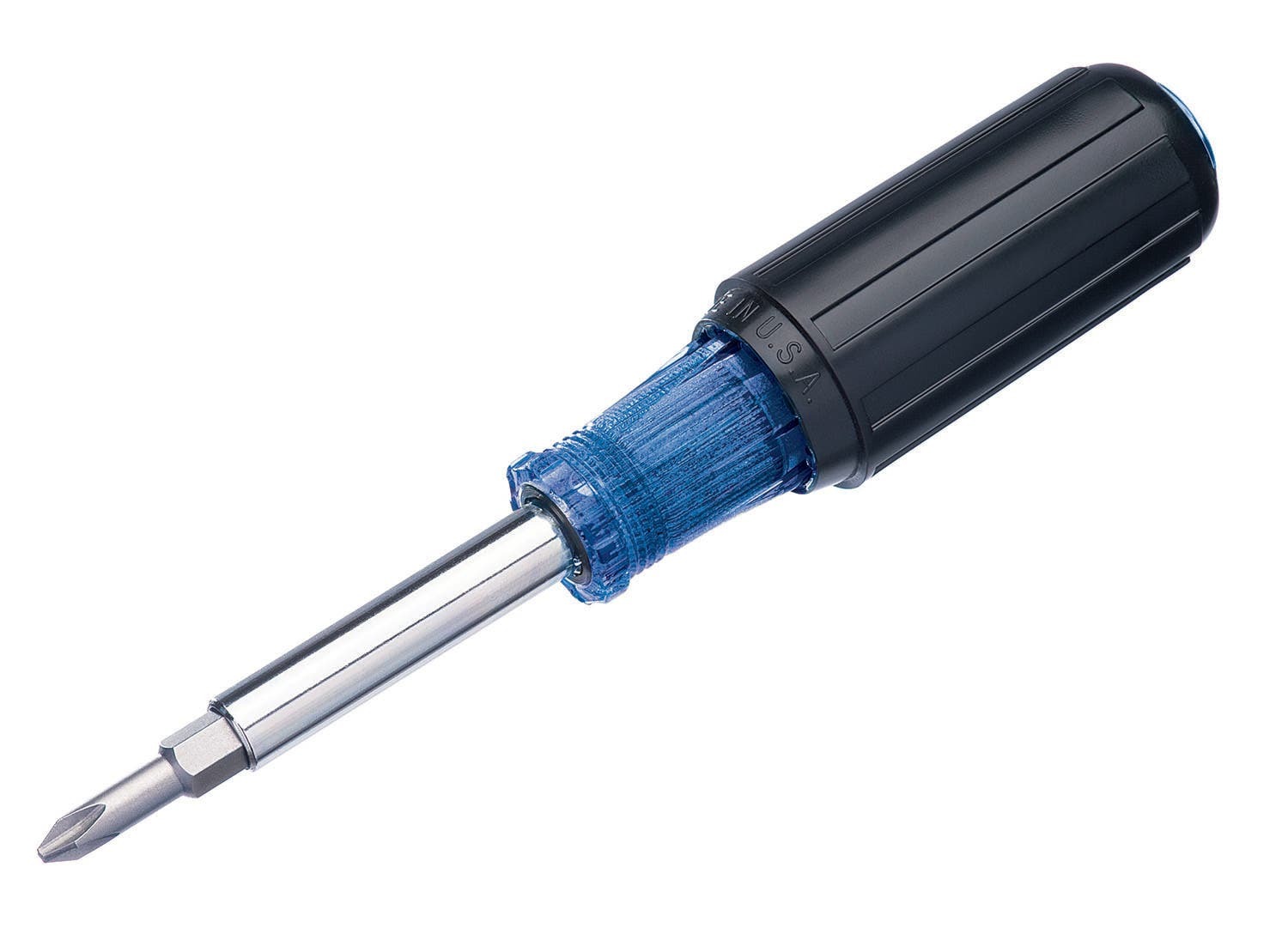 35-949 6-in-1 Multi-Bit Screwdriver and Nutdriver, 6 Pieces, #1, #2, 3/16 in, 1/4 in, 5/16 in Range