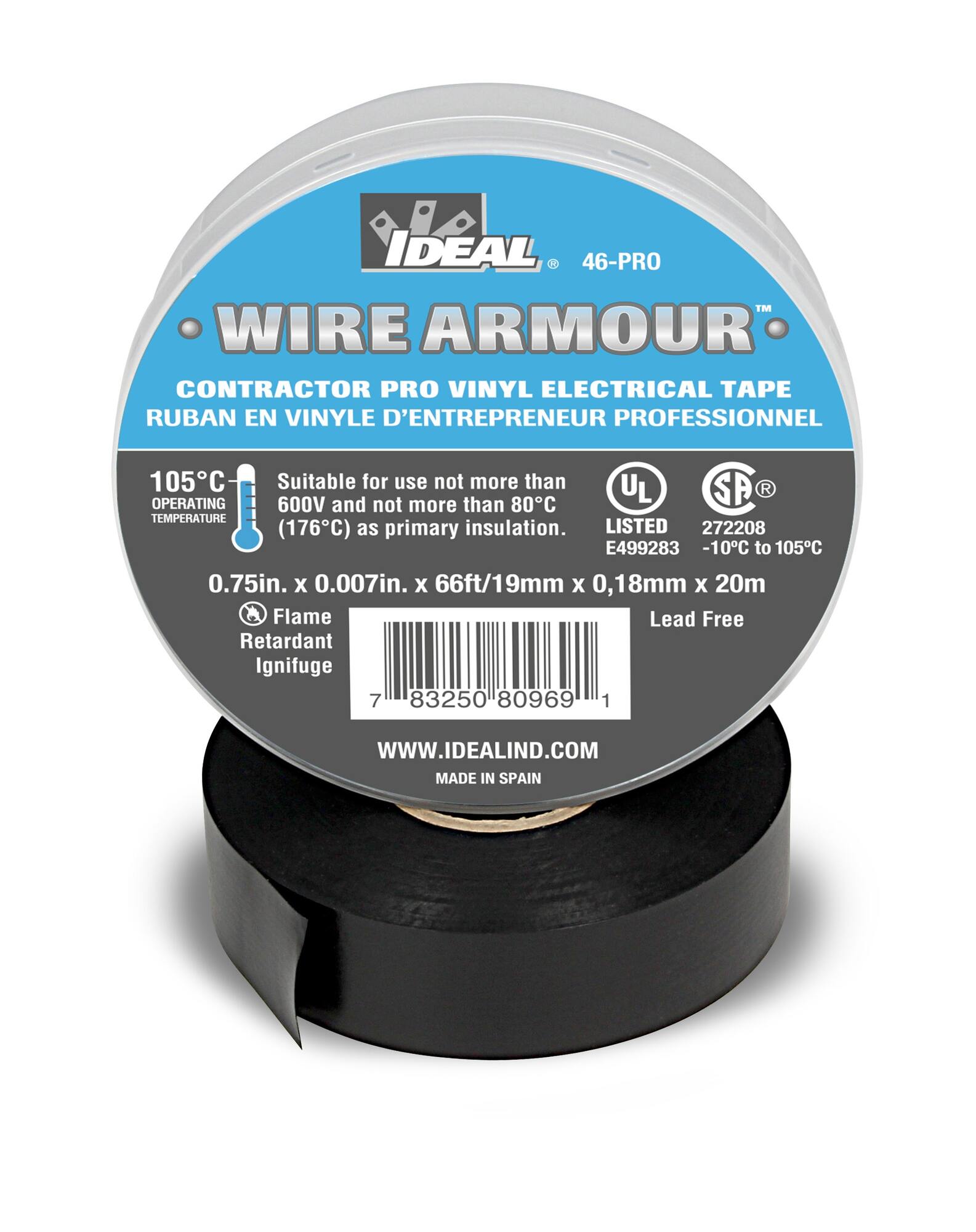 46-PRO Wire Armour Contractor Pro Electrical Vinyl Tape