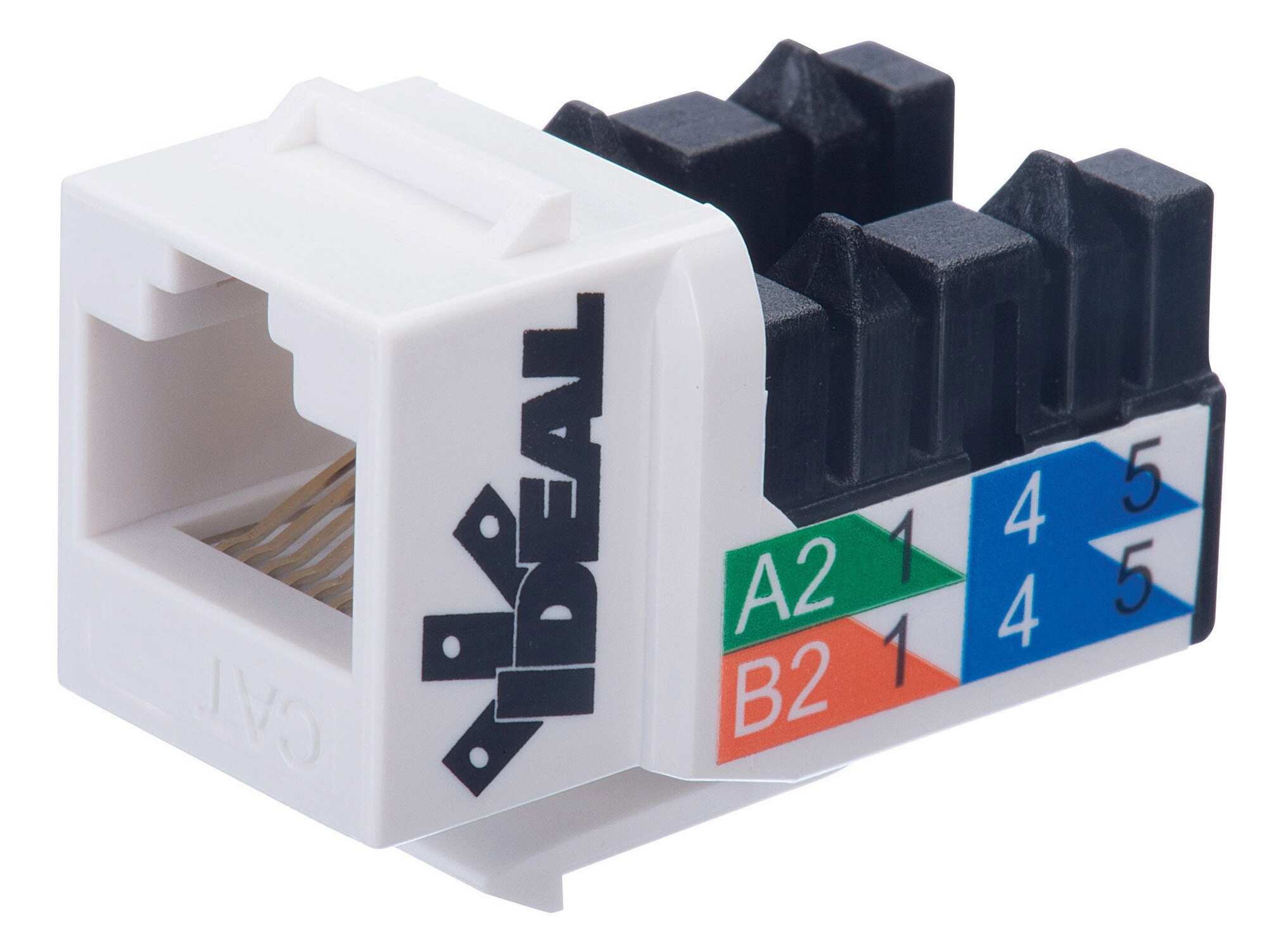 89-761WH Keystone Modular Jack