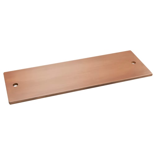 BBFC-4-20-18 Type BBFC Grounding Busbar, 20 in L x 4 in W, 18 Holes, Copper