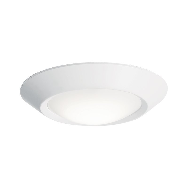 4RLS G2 07LM 30K 90CRI 120 FRPC WH M6 4 in Round Aperture Downlight Fixture, (1) Lamp, 120 VAC, White Housing