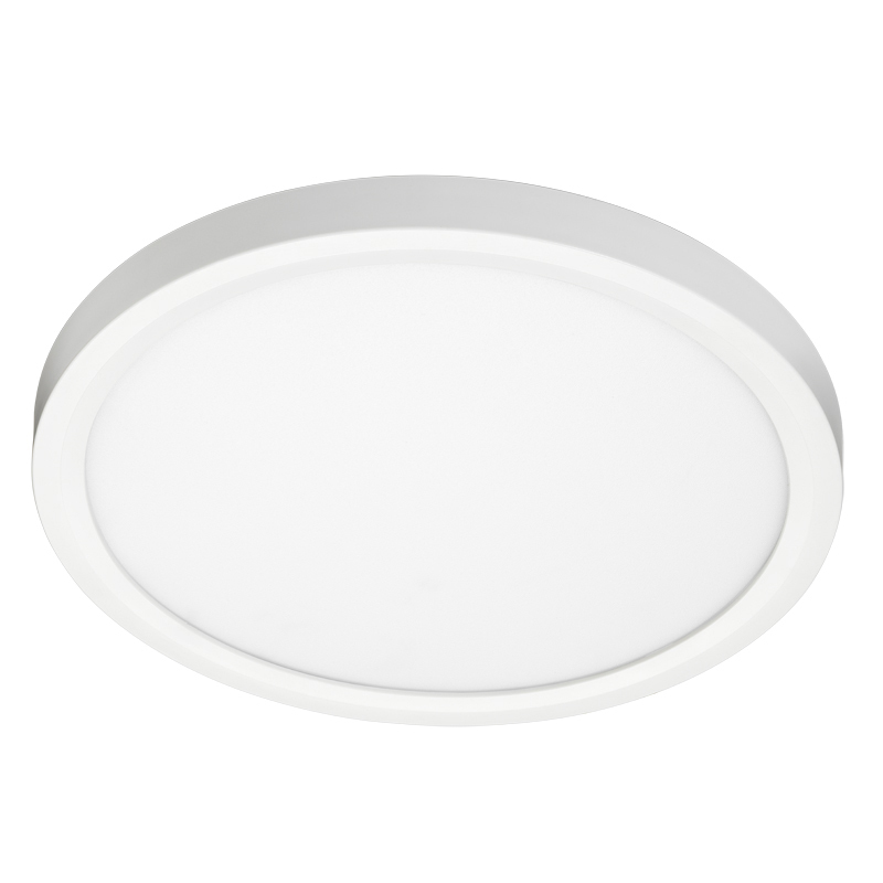 JSF 11IN 13LM 40K 90CRI 120 FRPC WH M6 Ultra-Low Profile Round Downlight, 15 W Fixture, 120 VAC, White Housing