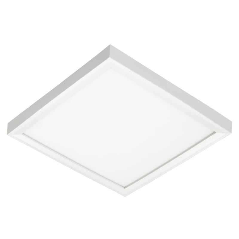 JSFSQ 7IN 10LM 30K 90CRI MVOLT ZT WH M6 Ultra-Low Profile Square Downlight, 13 W Fixture, 120 to 277 VAC, White Housing