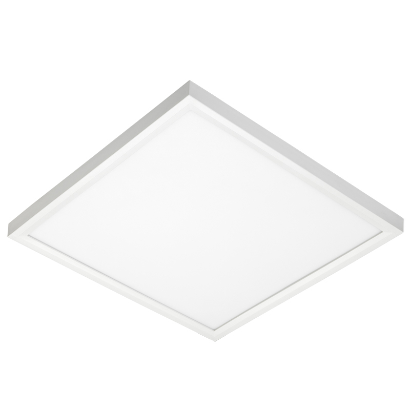 JSFSQ 14IN 18LM 30K 90CRI 120 FRPC WH M6 Ultra-Low Profile Square Downlight, 20 W Fixture, 120 VAC, White Housing