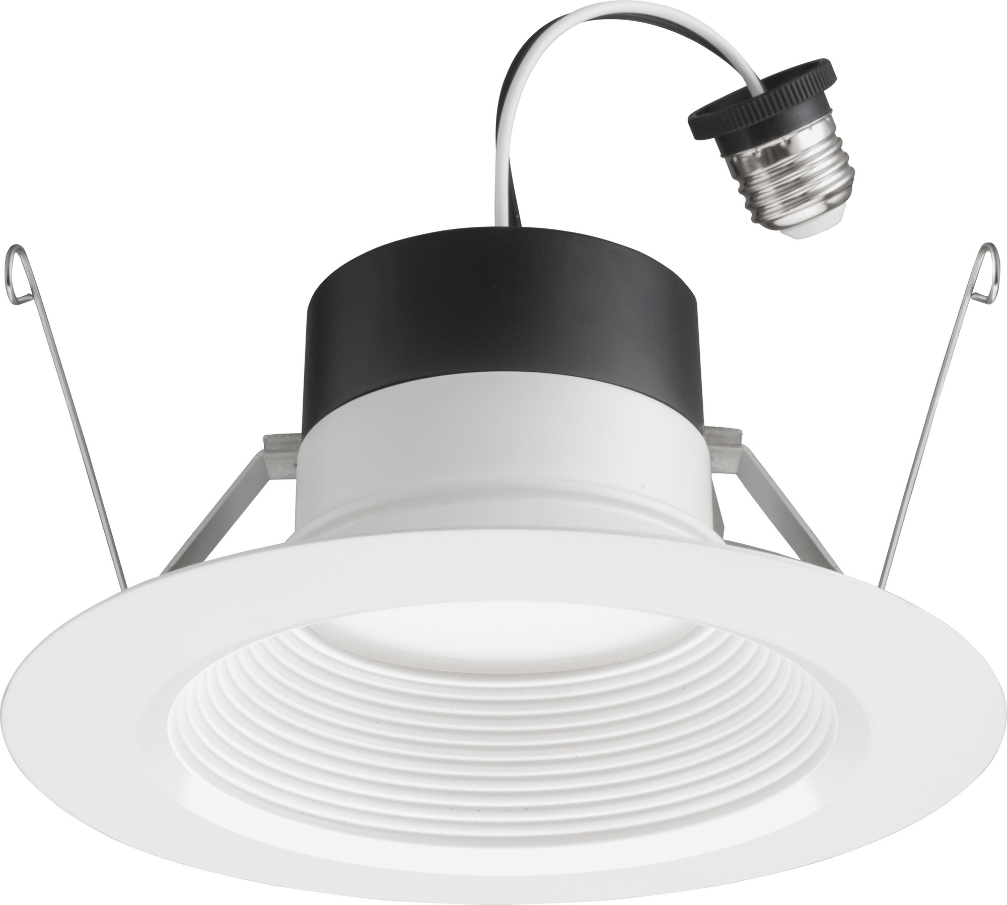 65BEMW HL SWW5 90CRI M6 65BEMW Baffle Retrofit Downlight, 13 W Fixture, 120 V